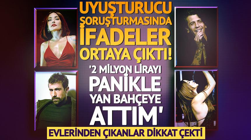 &Uuml;nl&uuml; isimlerin ifadeleri ortaya &ccedil;ıktı! 'Panikle yan bah&ccedil;eye attım' 