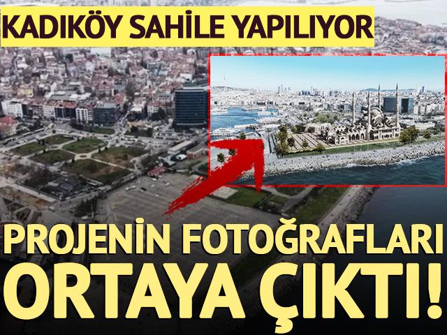 Kadık&ouml;y'e Rıhtım Cami'si yapılıyor: Projenin fotoğrafları ortaya &ccedil;ıktı