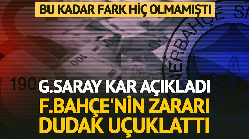 Bu kadar fark hi&ccedil; olmamıştı! G.Saray kar a&ccedil;ıkladı, F.Bah&ccedil;e'nin zararı dudak u&ccedil;uklattı