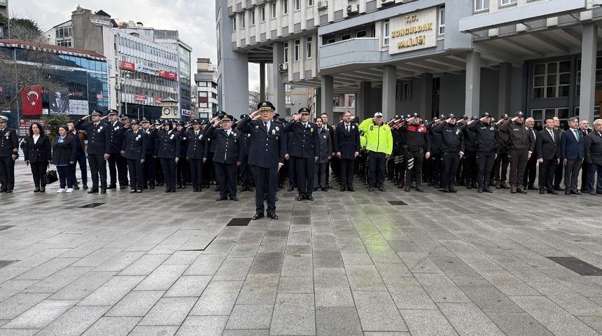 Zonguldak, Kocaeli, Karab&uuml;k ve D&uuml;zce'de T&uuml;rk Polis Teşkilatının 181. yılı kutlandı