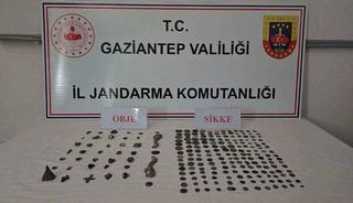 Gaziantep&rsquo;te 191 adet sikke ele ge&ccedil;irildi: 1 g&ouml;zaltı