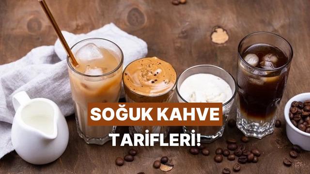 Sıcak havalarda içinizi ferahlatacak! Yapımı sadece 3 dakika süren buz gibi kahveli içecekler