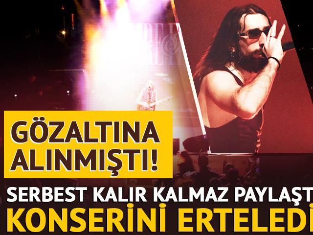 G&ouml;zaltına alınmıştı! Emre Fel'den ilk a&ccedil;ıklama: Konserini erteledi