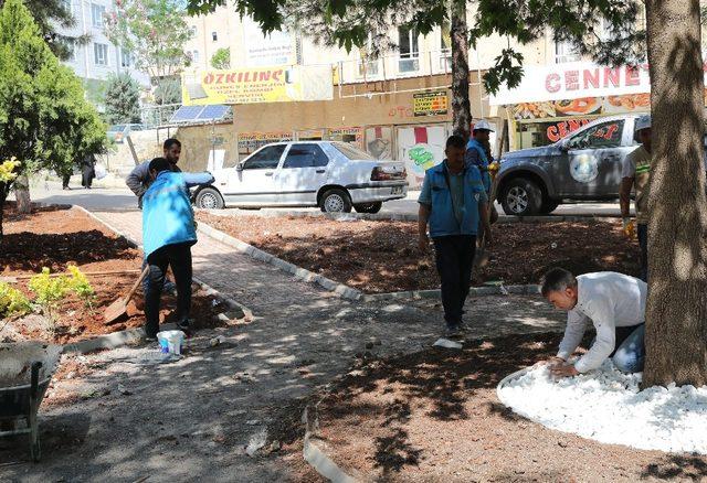 Haliliye’de park yapım çalışmaları sürüyor