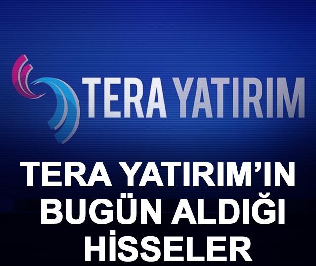 Tera Yatırım bugün aldığı hisseler (10 Nisan 2026)