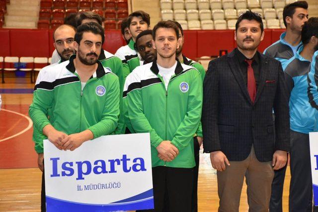 Isparta KYK ev sahipliğinde basketbol bölge turnuvası