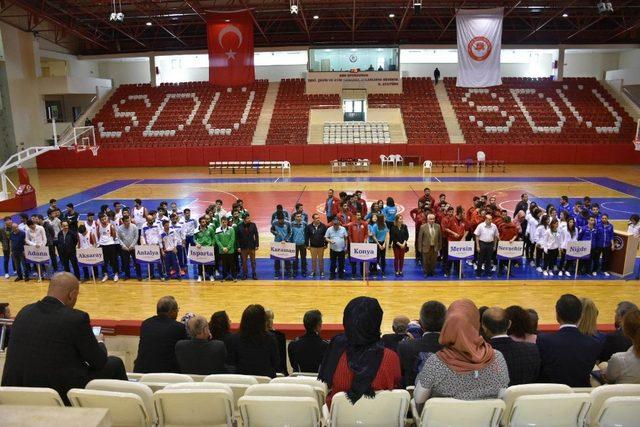 Isparta KYK ev sahipliğinde basketbol bölge turnuvası