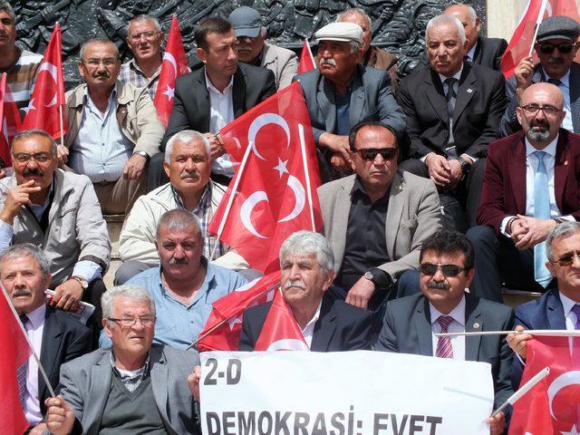 Yozgat'ta CHP il yönetimi oturma eylemi yaptı