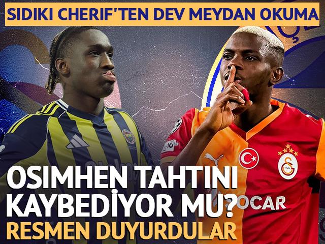 Osimhen tahtını kaybediyor mu? Sidiki Cherif'ten meydan okuma