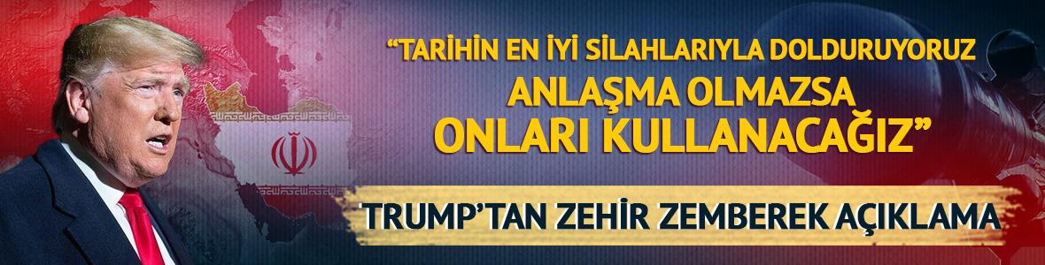 Trump'tan İran'a g&ouml;zdağı! "Anlaşma yapamazsak, onları kullanacağız"