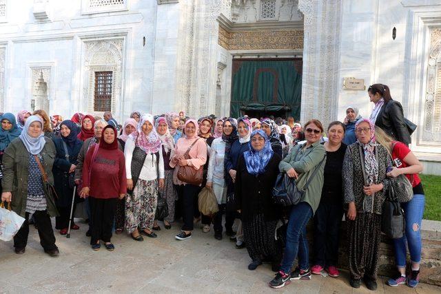 Sarıcakayalı kadınların Bursa’ya kültür gezisi