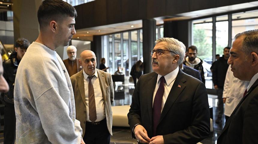 AK Partili H&uuml;seyin Yayman Tatlıses&rsquo;i ziyaret etti ve son durumunu a&ccedil;ıkladı