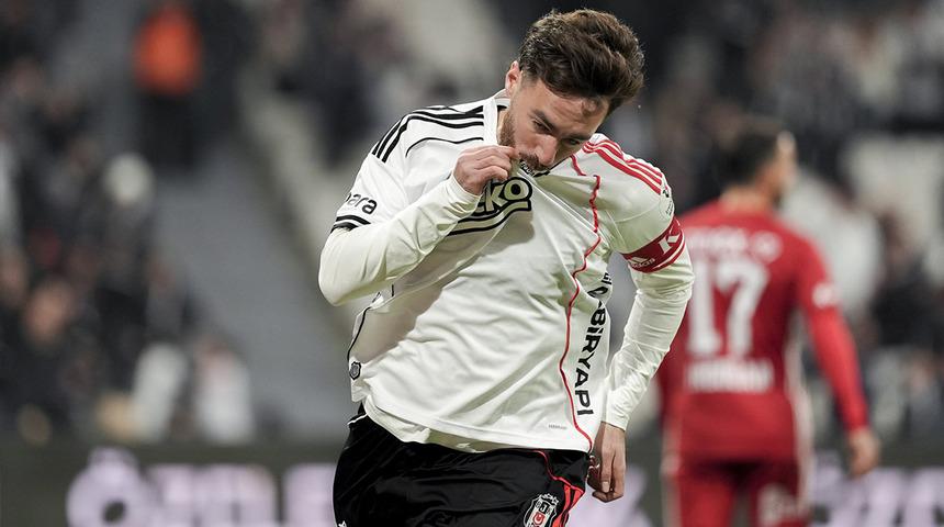 Beşiktaş&rsquo;ta Orkun K&ouml;k&ccedil;&uuml; kasırgası! 9 dakikada fişi &ccedil;ekti