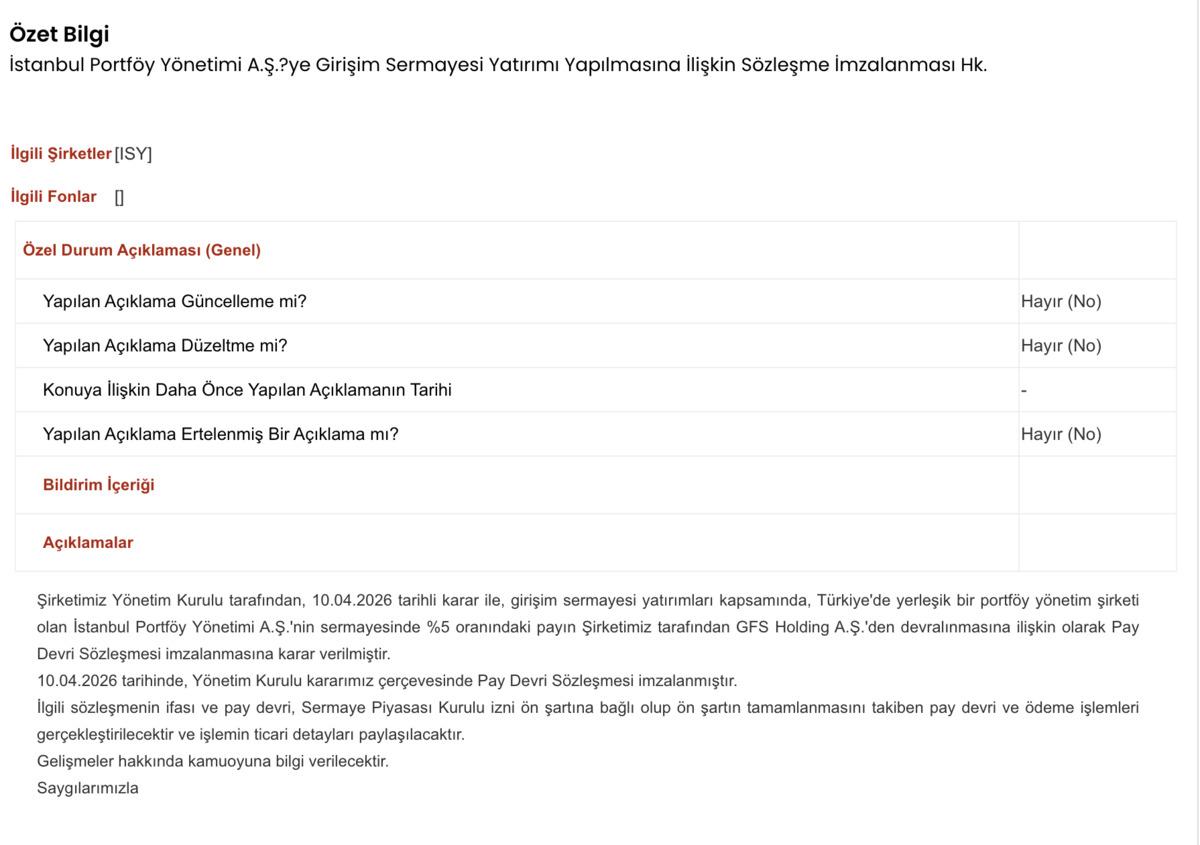 Hedef Girişim, İstanbul Portf&ouml;y&rsquo;e %5 Payla Ortak Oluyor, G&ouml;rsel 1