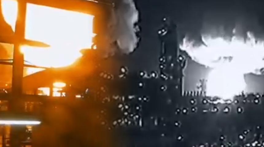 İlk kez paylaşıldı! İran Katar'daki kritik noktayı b&ouml;yle vurdu