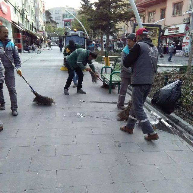 Niğde Belediyesi Şehri Adım Adım Temizliyor