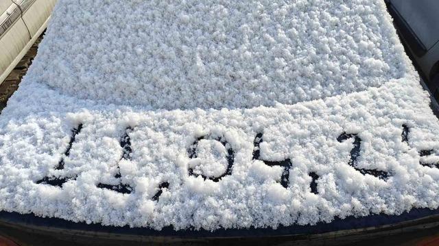 Kayseri’ye Nisan ayında kar yağdı