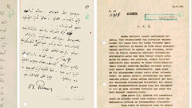 MİT'ten 1940 tarihli belge: 'Acele' yazılı şüpheli takibi paylaştı