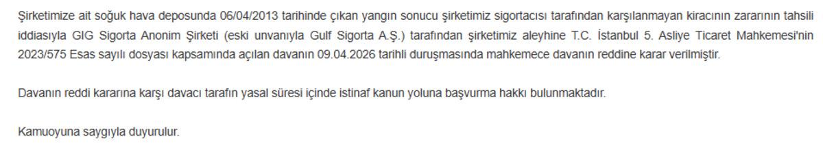 MERKO Gıda’nın 974,6 milyon euroluk davasında yeni gelişme, Görsel 1