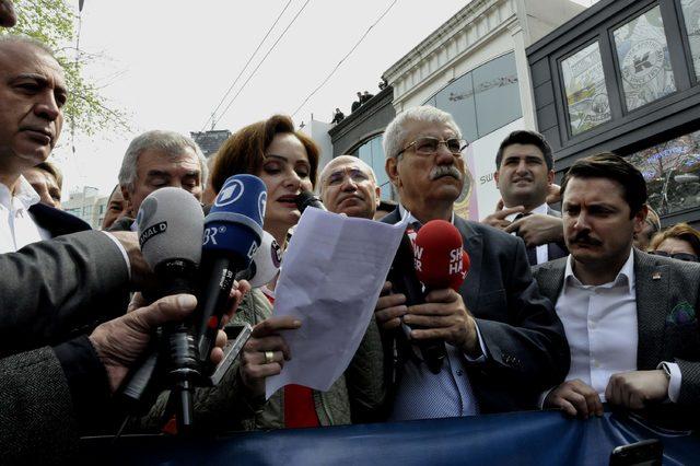 CHP'den İstiklal Caddesi'nde 'ohal' eylemi 