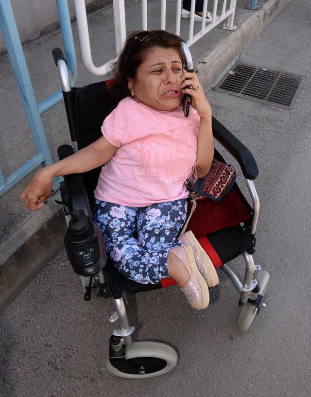 Cep telefonu çalınan engelli kadın, gözyaşlarına boğuldu