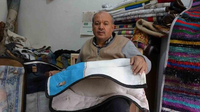 45 yıllık semerci ustası mesleğini yaşatmaya &ccedil;alışıyor 2