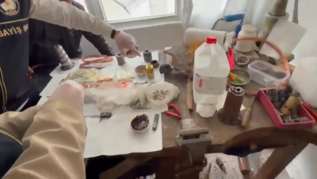 Fatih te sahte altın imalathanesine baskın! Pirinç kullanarak imal etmiş 5