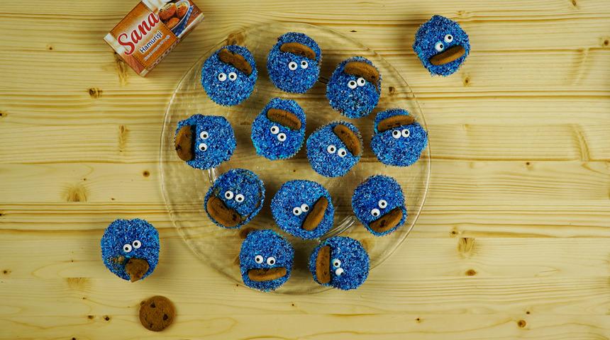 Yaşasın çocukluk: Kurabiye Canavarı Cupcake