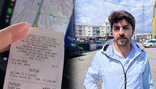 Ruslara kahkaha attırdı: Plakayı okuyamadı, "Putin" yazdı! 