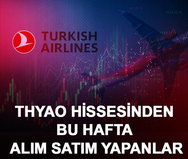 THYAO hissesinden bu hafta alım satım yapanlar (6-10 Nisan 2026)