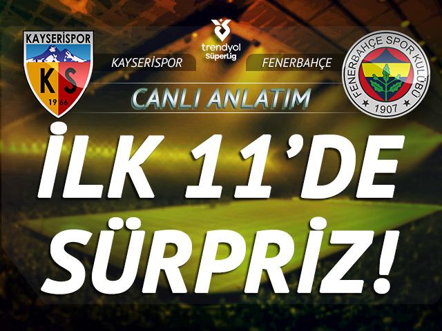 CANLI | Zecorner Kayserispor - Fenerbah&ccedil;e Canlı Ma&ccedil; Anlatımı