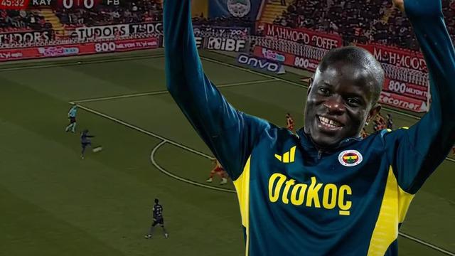 Kante'den Kayseri'de akılalmaz gol! Kaleci kıpırdayamadı bile
