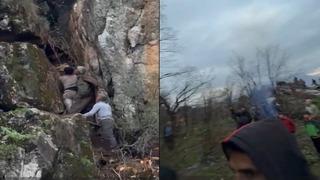 Derecik'te dağda mahsur kalan genç kurtarıldı