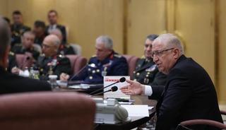 Bakan G&uuml;ler, Kara Kuvvetleri Komutanlığındaki değerlendirme toplantısına katıldı