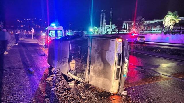 Trabzon'da trafik kazası: 2 yaralı