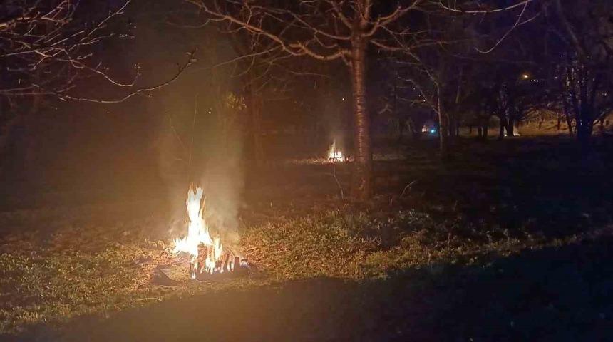 Erzincan&rsquo;da don n&ouml;beti: &Uuml;reticiler sabaha kadar ateş yaktı