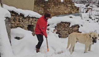 Erzincan&rsquo;da hava soğudu, y&uuml;ksek kesimlere kar yağdı