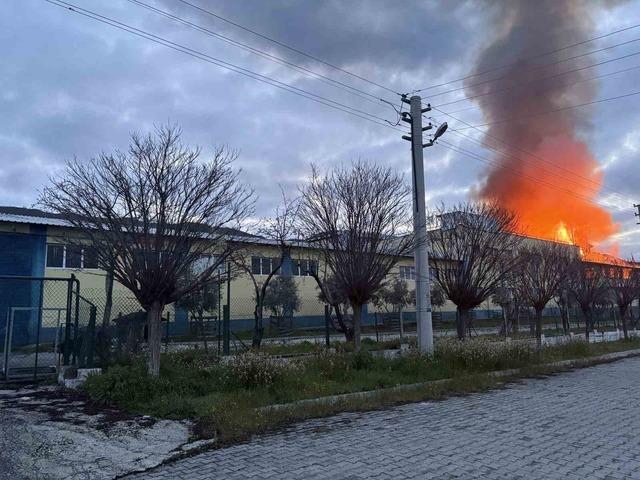 Kastamonu&rsquo;da fabrika yangını 3
