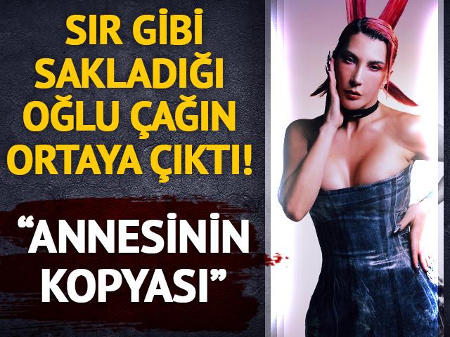 Sır gibi sakladığı oğlu &Ccedil;ağın ortaya &ccedil;ıktı! 'Annesinin kopyası' 