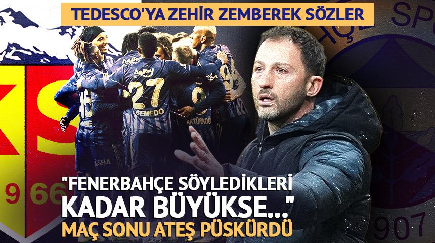 Ma&ccedil; sonu olay s&ouml;zler! "F.Bah&ccedil;e o kadar b&uuml;y&uuml;kse kupa kazansın!"