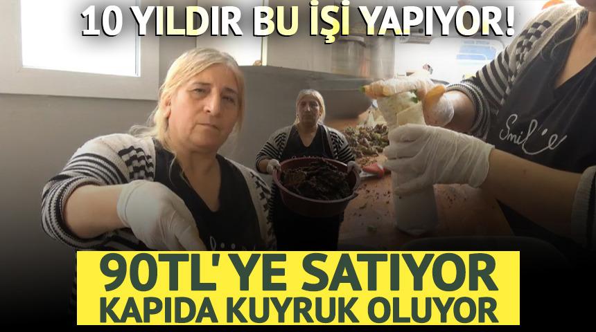 10 yıldır bu işi yapıyor! 90TL'ye kapıda kuyruk oluyor