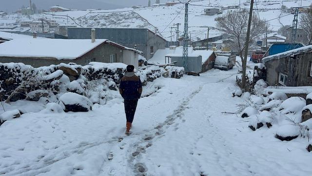Erzurum, Kars ve Ardahan'da kar yağışı ve soğuk hava