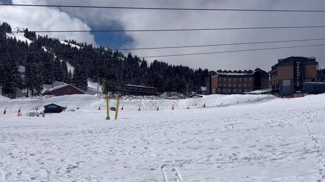 Türkiye'nin Beyaz Cenneti boş kaldı! Kar var, tatilci yok