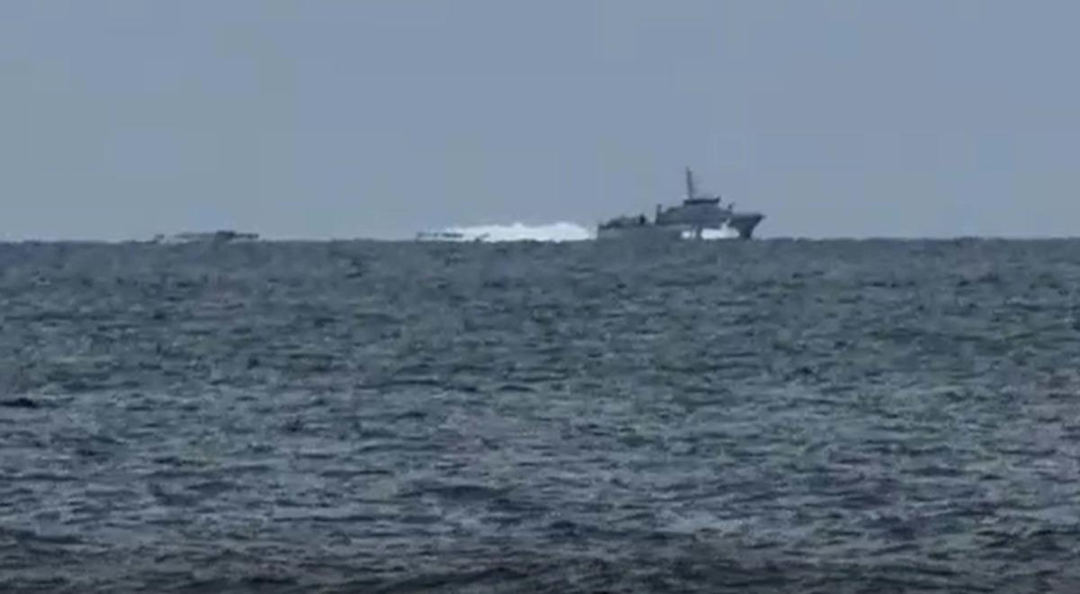 Saniye saniye kaydedildi: Türk Sahil Güvenliği, Yunan askeri botunu böyle kovaladı! 3