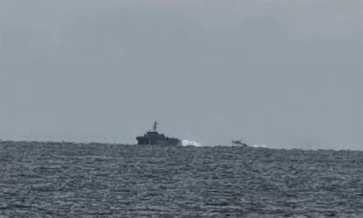 Saniye saniye kaydedildi: Türk Sahil Güvenliği, Yunan askeri botunu böyle kovaladı! 2