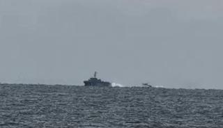 Saniye saniye kaydedildi: T&uuml;rk Sahil G&uuml;venliği, Yunan askeri botunu b&ouml;yle kovaladı!