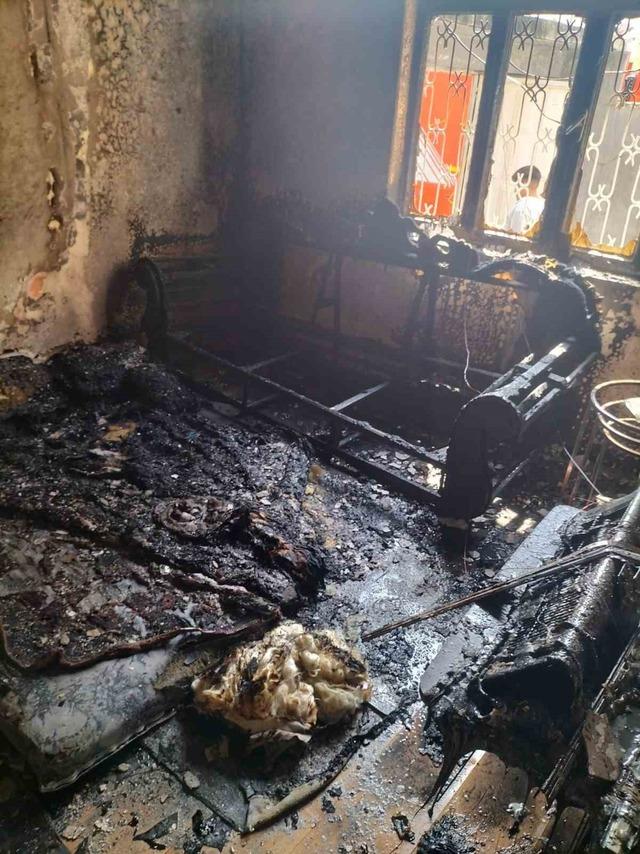 Kahramanmaraş&rsquo;ta ikamette yangın 2