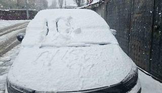 Bulanık&rsquo;ta nisan ayında kar s&uuml;rprizi