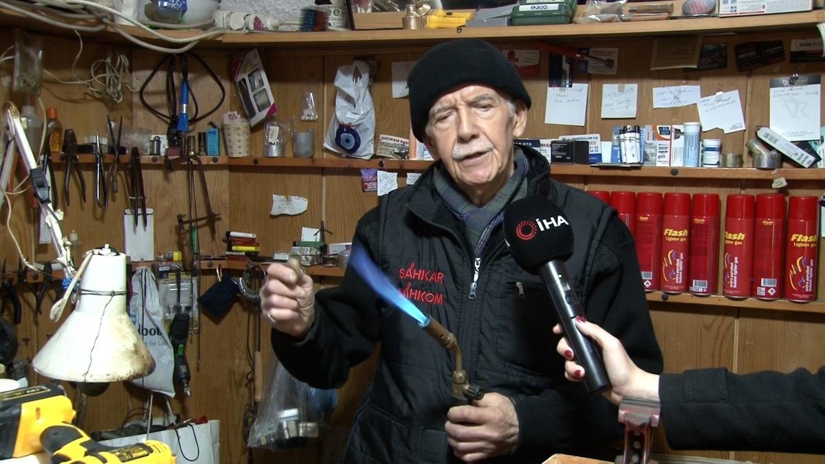 69 yıldır 20 metrekarede altına hayat veriyor 2