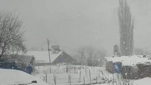 Siirt’te nisan ayında kar sürprizi